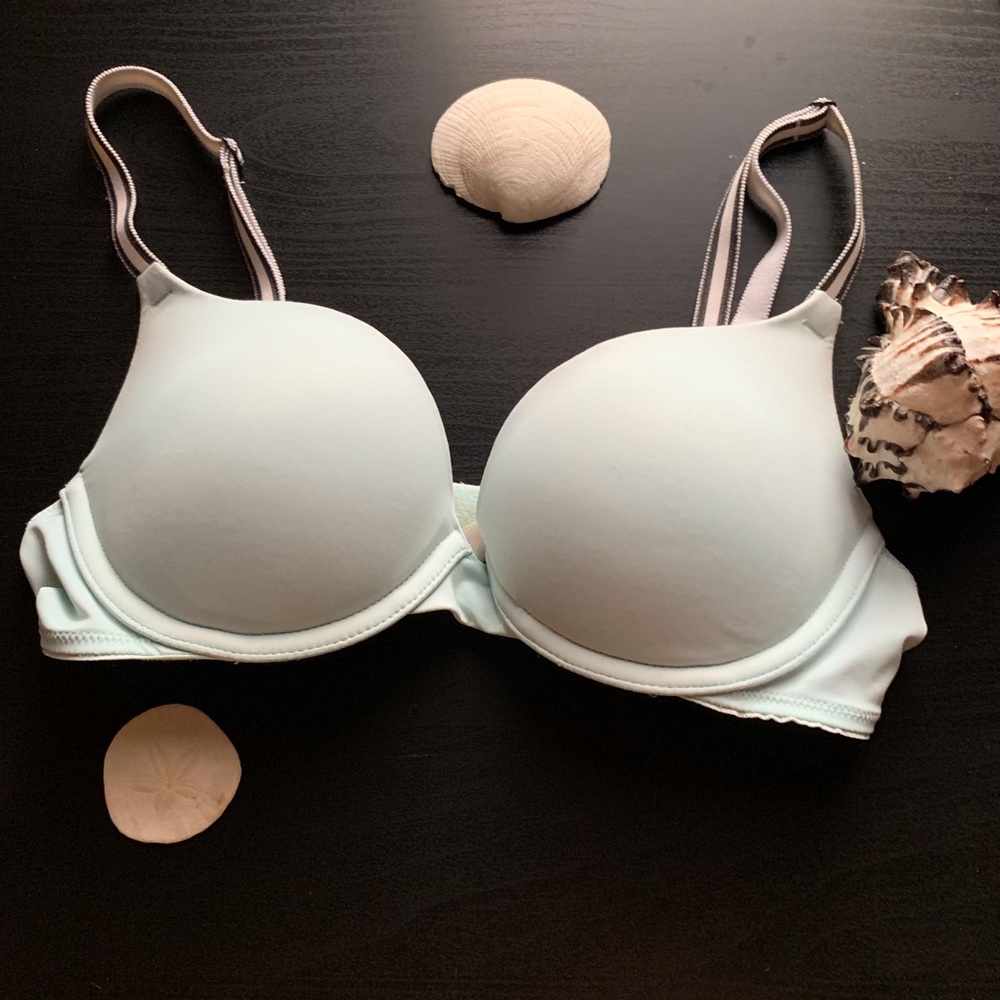 Blue Victoria’s Secret Push Up Bra